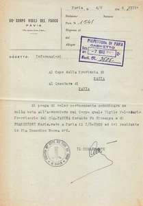 4-82) RSI, 60 CORPO VIGILI DEL FUOCO PAVIA - Picture 1 of 2