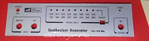 PANNELLO SERIGRAFATO per sintetizzatore 143-970 Mhz LX1749 NUOVA ELETTRONICA - Imagen 1 de 1