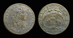 Bâtiments du Roi Louis XIV - Cuivre argenté F3012 - Picture 1 of 1