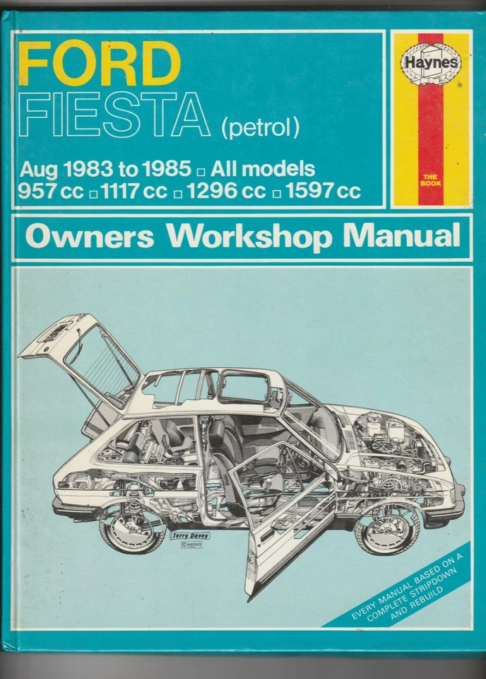 FORD FIESTA HAYNES MANUAL 83' 85' OTTIME CONDIZIONI - Immagine 1 di 1