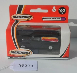 Matchbox Boxed FJ Holden Panel Van Black #63 FNQHotwheels M271 - Picture 1 of 4