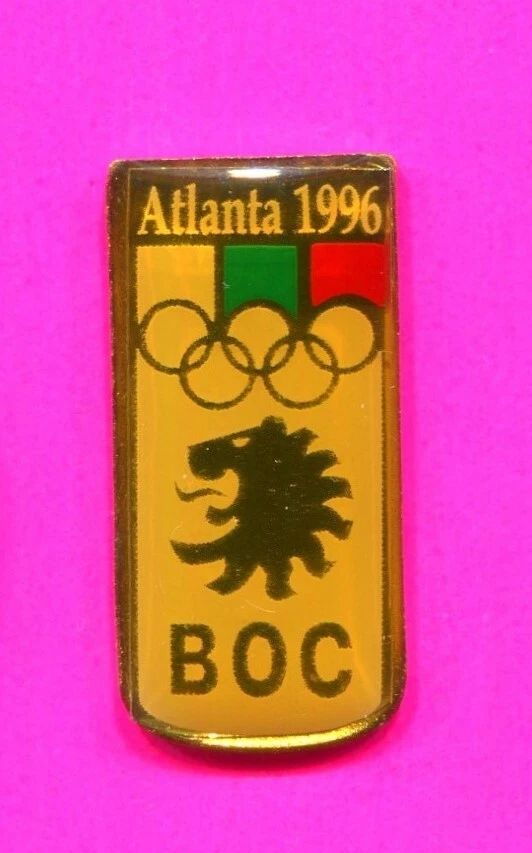 1996 OLYMPIC PIN BULGARIA NOC PIN DOMED ENAMEL PIN ORIGINAL PIN - Image 1 of 1