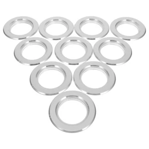 10 PIEZAS Protectores de Casas para Pájaros Protectores de Agujeros para Casa de Pájaros Protectores de Metal - Imagen 1 de 12