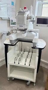 Brother PR-600 II Embroidery Machine with heavy duty stand & all accessories - Picture 1 of 5
