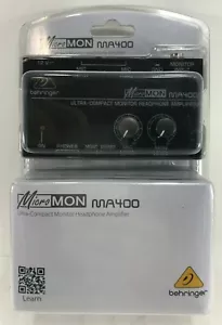Behringer - MA400 - MICROMON Compact Monitor Headphone Stereo Amplifier - Picture 1 of 3