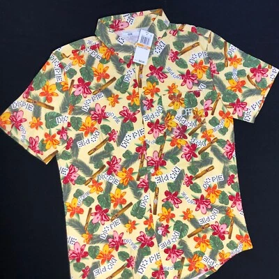 [LOT OF 2] NEW DOPE Havana SHIRT & SHORTS SET Caribbean STYLE DOMINOS Men’s S - Image 1 of 4