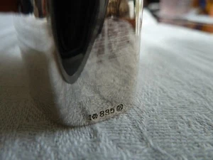 Serviettenring, 835 Silber, - Bild 1 von 2