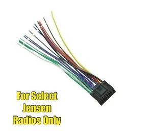 Enchufe de arnés de cable de repuesto para radio estéreo para automóvil para radios selectas Jensen de 16 pines - Imagen 1 de 1
