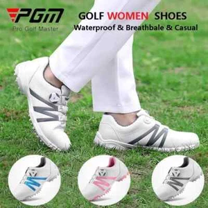 PGM Women Non-Slip Golf Shoes Ladies Waterproof Golf Sneakers Casual Trainers - Picture 1 of 12