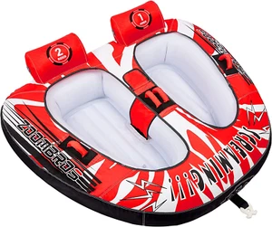 Schleppschläuche für Bootfahren 2 Personen, Wasserschläuche für Boote zum Ziehen, Sicherheitsaufpumpen - Bild 1 von 12