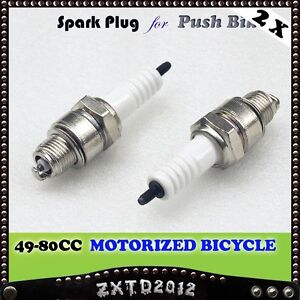 2X Spark Plugs 2 Stroke 66/70/80cc Motorised Bicycle Motorized Push Bike Engine