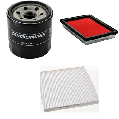 DENCKERMANN Inspection Set Filtre Compatible Pour Nissan Micra IV 1.2 Note - Photo 1/4