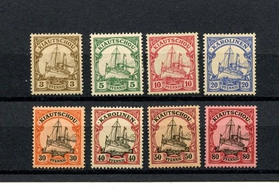 Germany-Kiauchau #10-3, 15-8 (G562) Kaiser's Yacht, M,H, FVF, CV$89.50 - Image 1 of 2