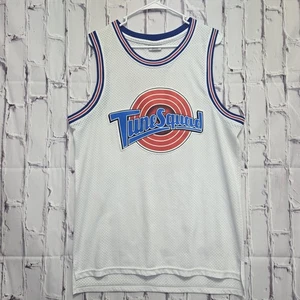 Tune Squad Basketball Jersey Bugs Bunny #1 White Mesh Mens Sz M Michael Jordan - Picture 1 of 11