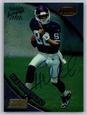 Ike Hilliard 1997 Bowman's Best Rookie Auto #121 New York Giants - Image 1 of 3