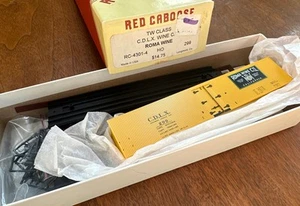 Red Caboose HO Kit #RC-4301-4 TW Class C. D. L. X. Wine Car Roma Wine Co Inc NY - Picture 1 of 4