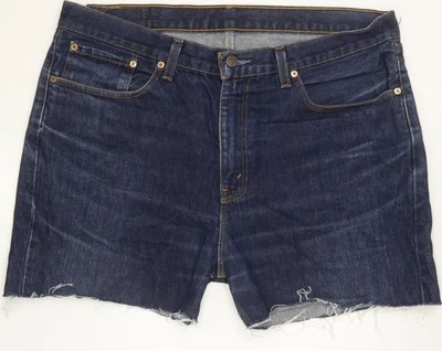 Levi's 751 Blue Hot Pants Vintage Denim Shorts High Waisted W38 UK18 (97789) - Image 1 of 4