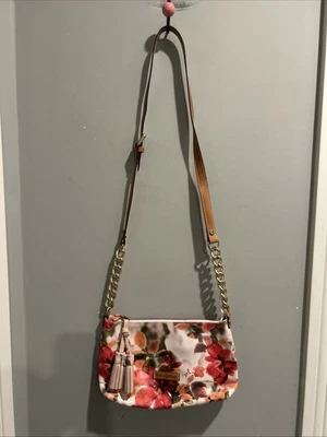 Bandolera de cuero floral Cavalcanti Foto 1 de 4