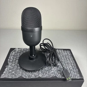 Razer Seiren Mini Ultra Compact Condenser Streaming Microphone Black RZ19 - Picture 1 of 9