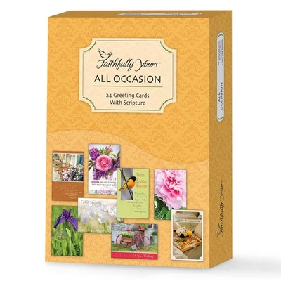 Tarjetas surtidas de saludos de diseñador para todas las ocasiones con caja de... Foto 1 de 4