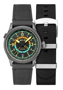 AVI-8 Flyboy Automatic Casual AV-4120-04 50M Herrenuhr - Picture 1 of 8
