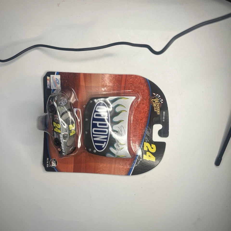 Nascar Hood Car 1:64 Scale Gray Flame Jeff Gordan #24 Dupont Diecast Chevy  2004 - Image 1 of 1