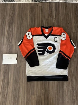 Camiseta deportiva vintage Philadelphia Flyers para hombre talla pequeña Lindros 88 CCM NHL RARA AÑOS 90  Foto 1 de 4