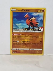 Galarian Zapdos Pokemon Preispaket Serie 1 Promo Pokemon Karte NM Play Stamp - Bild 1 von 2
