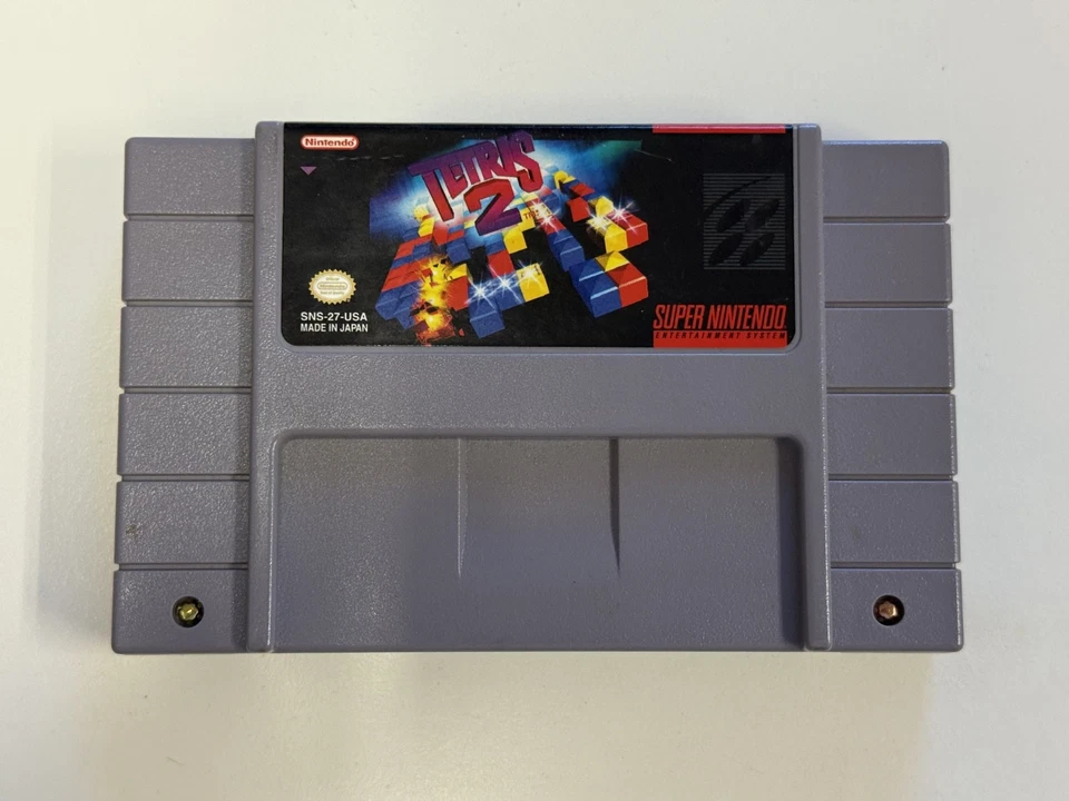 Tetris 2 (Super Nintendo Entertainment System, 1994) Tested & Working! Authentic - Image 1 of 2