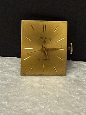 Lord Elgin 23 Jewels Men's Wristwatch Movement Part/Repair - Image 1 of 2