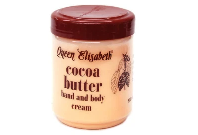 Queen Elizabeth Kakaobutter Hand- und Körpercreme Glas 500ml (4er Pack) - Bild 1 von 4