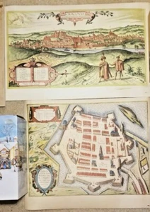 1977 Nachdrucke von 1618 Karten polnischer Städte Crakow & Zamosc Farbnachdrucke - Bild 1 von 12