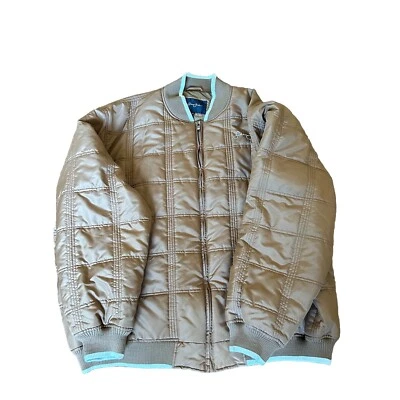 Sean John Bomber Jacket Men’s Sz 4x Brown/Wheat G-III Apparel - Polyester/Nylon - Image 1 of 4