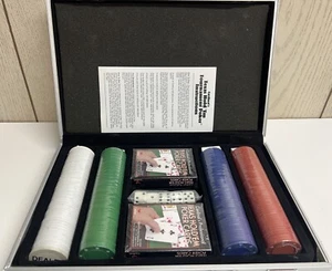 Cardinal's Professional Texas Hold'em Poker Set in Metal Carry Case Brand New - Picture 1 of 7