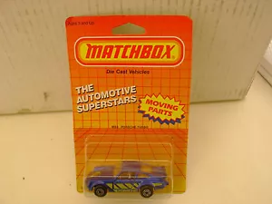 1987 MATCHBOX SUPERFAST #3 BLUE 911 PORSCHE TURBO NEW ON CARD - Picture 1 of 11
