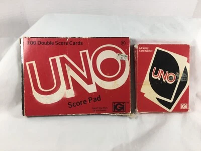 UNO Game 1979 Complete w/Score Pad Complete Vintagw - Image 1 of 4