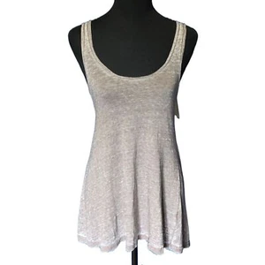 Michael Lauren Soft Grey Long Flowy Tank XS/Small NWT Comfy Minimalist Boho - Picture 1 of 8