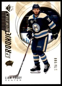 Auténtico novato dorado SP 2020-21 Liam Foudy 175/999 #105 - Imagen 1 de 2