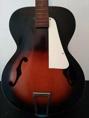Vintage Kay archtop acoustic guitar 1950s 1960s neck is straight very cool - Image 1 of 4