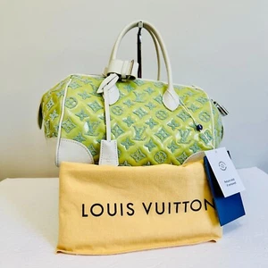 AUTENTICO SACCHETTO ROSA ROTONDO LOUIS VUITTON MONOGRAMMA VELOCE CON SACCHETTO POLVERE MADE IN FRANCE - Foto 1 di 15