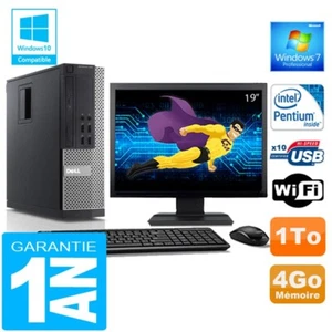 PC DELL 990 SFF Intel G840 RAM 4Go Scheibe 1 Zu Wifi W7 Bildschirm 19 " - Bild 1 von 4