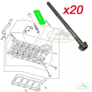 JUEGO DE PERNOS DE CABEZA DE CILINDRO LAND ROVER x20 RR SPORT LR3 LR4 RANGO 4677857 AM - Imagen 1 de 1