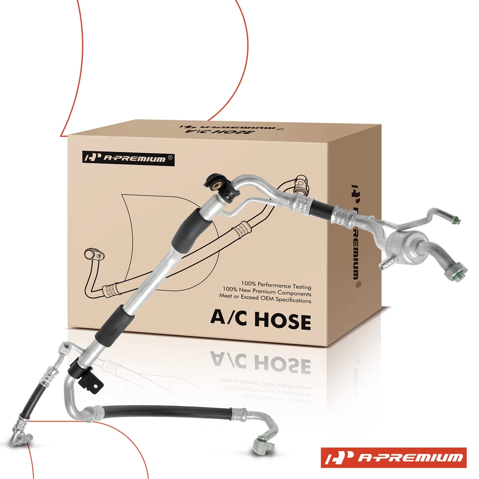 Conjunto de manguera de línea líquida y succión de aire acondicionado A-Premium para Hyundai Elantra GT 2013-2015 Foto 1 de 4