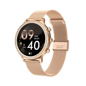 Women Female Smart Watch Fitness Tracker Pedometer Stainless Steel Wristwatch - Picture 1 of 16