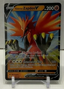 Pokémon - Chilling Reign - Galarian Zapdos V 80/198 NM/Mint - Picture 1 of 2