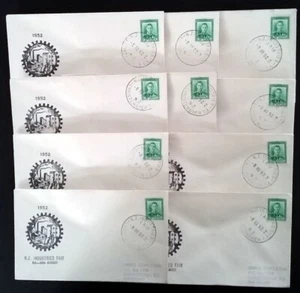 NEW ZEALAND SPECIAL CANCELLATION 1948 INDUSTRIES FAIR COVERS x10 (ID:10/D52952) - Picture 1 of 1