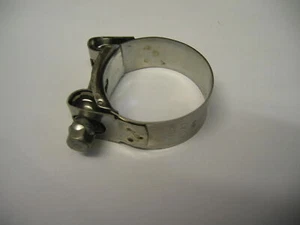 ABRAZADERA DE ESCAPE INOXIDABLE 34MM 35MM 36MM 37MM para Tubos y Silenciadores - Imagen 1 de 1