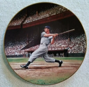 8" Great Moments Joe DiMaggio Bradford Exchange Collectors Plate 1993 #ed - Picture 1 of 5