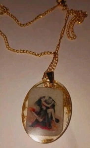 Resin pendant handmade TANGO Theme - Picture 1 of 3