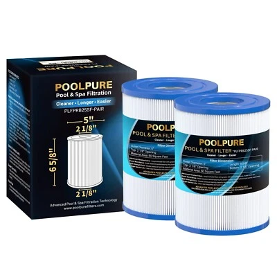 POOLPURE PRB25SF Spa Filter Replaces Unicel C-4405, Filbur FC-2387, PRB25SF-PAIR - Image 1 of 4